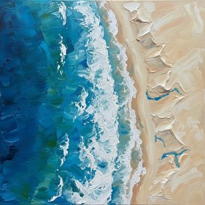 Ephemeral Tides: A Sculptural Study Of Oceanic Motion And Coastal Serenity — Laurent Roche