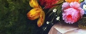 Romanticist Floral Basket With Peonies And Lilies