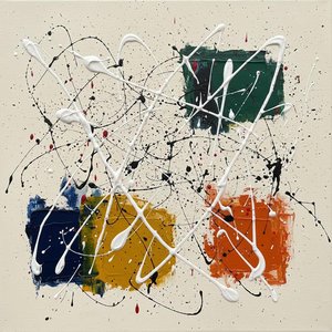 Fragmented Resonance: A Visceral Study Of Deep Pigments And Spontaneous White Relief — Laurent Lefèvre