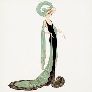 Mint Silk And Gold Filigree In Profile — Valentin Laurent De Courcey
