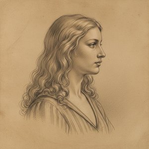 The Sfumato Silhouette: An Eternal Grace In Sepia — Marc Duvallier, Renaissance