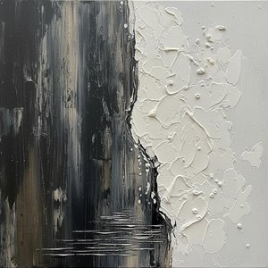 Monolithic Shadows And The Frozen Echo Of An Eternal Winter Landscape — David Moreau