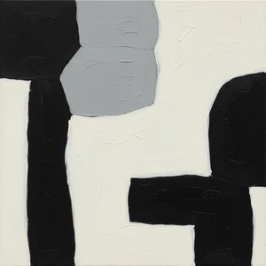Monolithic Silence: A Singular Study Of Weight And Achromatic Equilibrium — Laurent Fabre, Neo-abstract Art