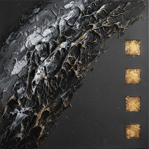 Monolithic Chaos In Charcoal And Gold: A Singular Study Of Primordial Entropy — David Moreau