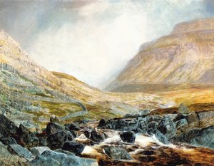 Ingleborough From Under White Scar — John Atkinson Grimshaw