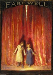 Sir John Martin Harvey (1863–1944), as Sidney Carton, and Nina de Silva (1869–1949), as Mimi, in 'The Only Way' by Freeman Wills and Frederick Langbridge