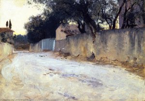 A Road In The South — John Singer Sargent