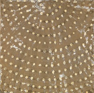 Study For Metallic Dome — Ross Bleckner