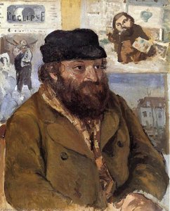 Portrait Of Paul Cezanne. — Camille Pissarro