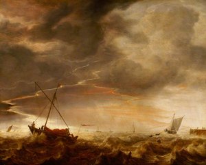Seascape Storm at Sea