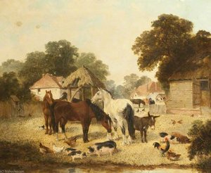 Farmyard Scene — William Meadows