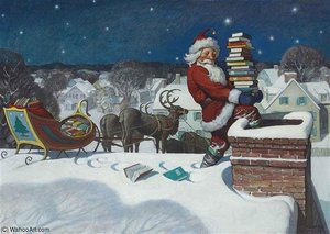 Santa — N.c. Wyeth