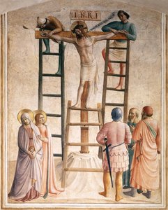 Nailing Of Christ To The Cross — Fra Angelico, Early Renaissance
