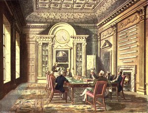 Board Room Of The Admiralty — William Henry Pyne