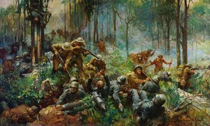 Marines At Belleau Wood — Frank Earle Schoonover