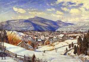 Winter Landscape, Valley Of The Catskills — Charles Herbert Moore