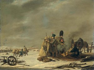 Bivouac At Molodechno, 3-4 December 1812: An Episode From Napoleon"s Retreat From Russia, Johannes Hari (i), 1816 — Johannes Hari (i)