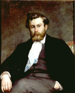 The Painter Alfred Sisley — Pierre-auguste Renoir