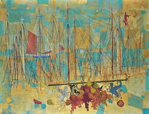 Boats On Golden Water — Spyros Vassiliou