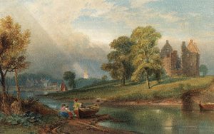 The Bishop's Castle, Partick, Glasgow — William Leighton Leitch
