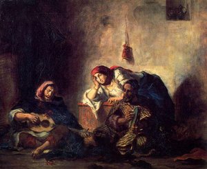 Jewish Musicians Of Mogador — Eugène Delacroix