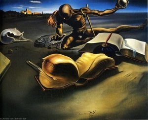 Book Transforming Itself Into A Nude Woman — Salvador Dalí, Surrealist Movement