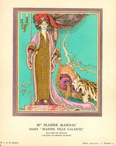 Mlle. Jeanne Marnac — Georges Barbier