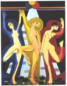 Colourful Dance — Ernst Ludwig Kirchner, Expressionism