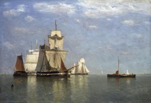 Ships Lying Off Flushing — Paul Jean Clays