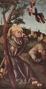 Stigmatiasation Of St. Francis — Lucas Cranach The Elder