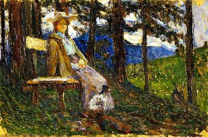 Kochel - Anja And Daisy — Wassily Wassilyevich Kandinsky