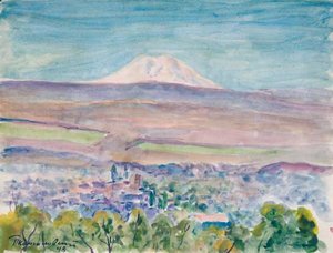 View Of Elbrus — Pyotr Konchalovsky