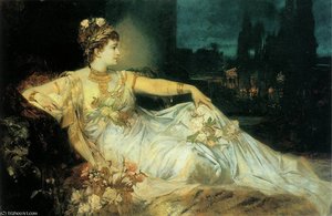 Charlotte Wolter Als Messalina — Hans Makart