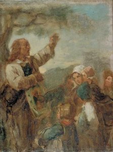 Etude Pour Un Marchand D'images — Pierre Alexandre Antigna