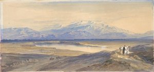 Mount Olympus From Larissa, Thessaly, Greece — Edward Lear