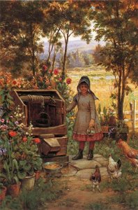 The Little Flower Girl — Edward Lamson Henry