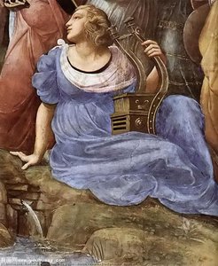 Stanze Vaticane - The Parnassus (detail) [03] — Raphael