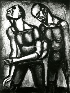 The Blind Man Sometimes Consoles The Light — Georges Rouault