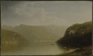 Mountain Lake Scene — John William Casilear, Hudson River School