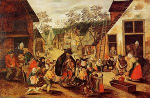 The Organ Grinder — Pieter Bruegel The Younger