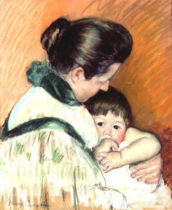 Mother And Child 2 — Mary Stevenson Cassatt, Impressionism