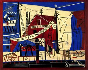 Landscape with Drying Sails