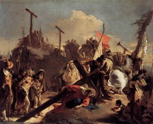 Carrying The Cross — Giambattista Tiepolo, Baroque