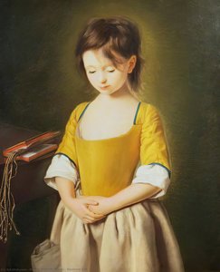 Penitent girl
