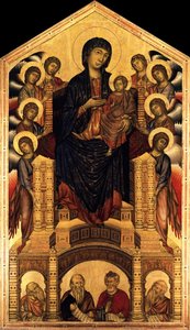 The Madonna In Majesty (maestà) — Cimabue