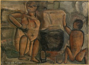 Untitled, Figures - (1927) — Joaquín Torres García