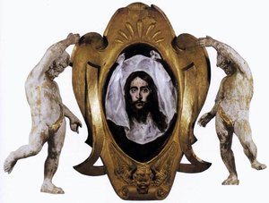Escutcheon With St Veronica's Veil — El Greco