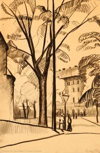 The Corner Of City Park — Janos Kmetty