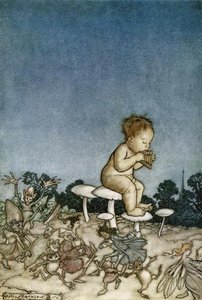In The Beginning, The Fairies Would Sit Very Politely — Arthur Rackham