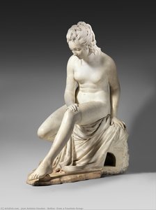 Bather (from A Fountain Group) — Jean-antoine Houdon